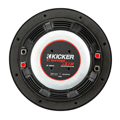 KICKER CompRT 8 Ultra Thin Subwoofer  2Ohm 48CWRT82