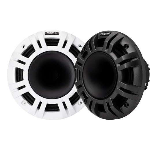 KICKER KMXL65 65 Horn Loaded Compression Speakers  4Ohm Charcoal  White 48KMXL654