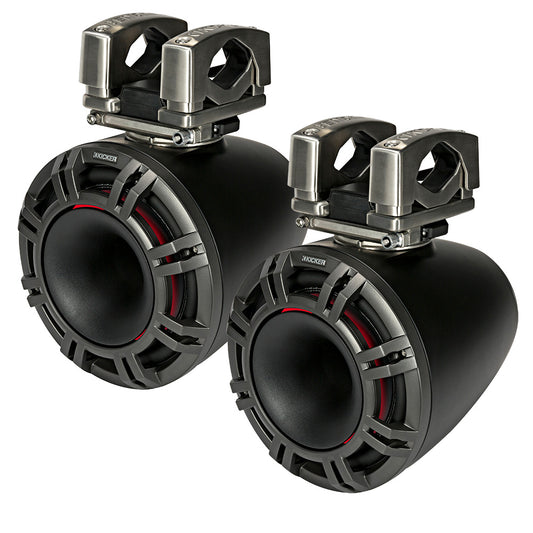 KICKER KMTC9 9 Horn Loaded Tower System  4Ohm Charcoal 44KMTC94