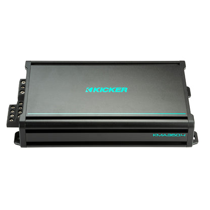 KICKER KMA3604 4 x 90W 4Channel WeatherResistant FullRange Amplifier 48KMA3604