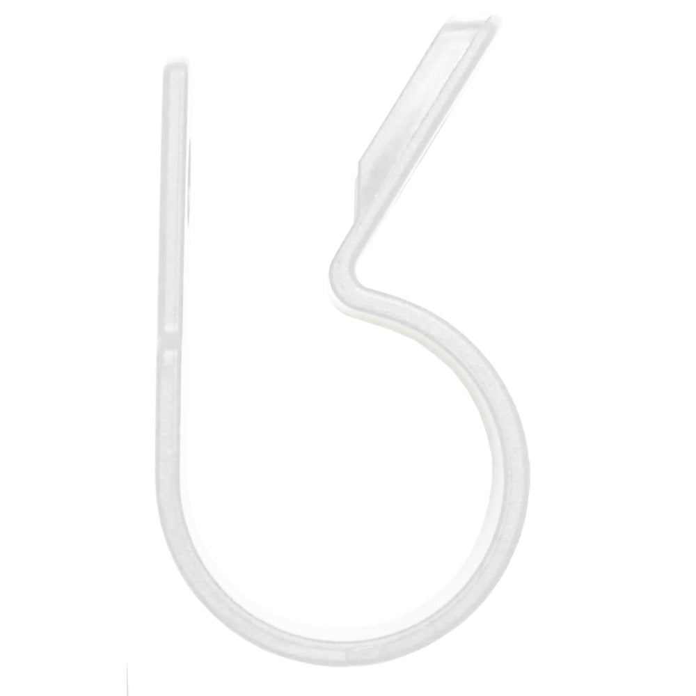 Pacer Nylon CClamps  38  Natural Color  100 Pack BCCH06100