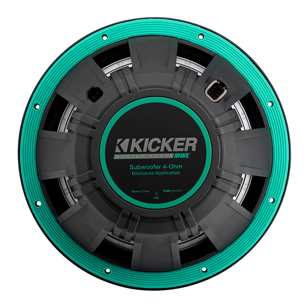 KICKER 12 Premium Marine Subwoofer fEnclosure Applications  4Ohm 51MWE124