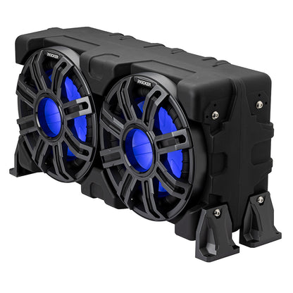 KICKER 10 Loaded Premium Marine Enclosure wPassive Radiator  4Ohm 51MWLE104