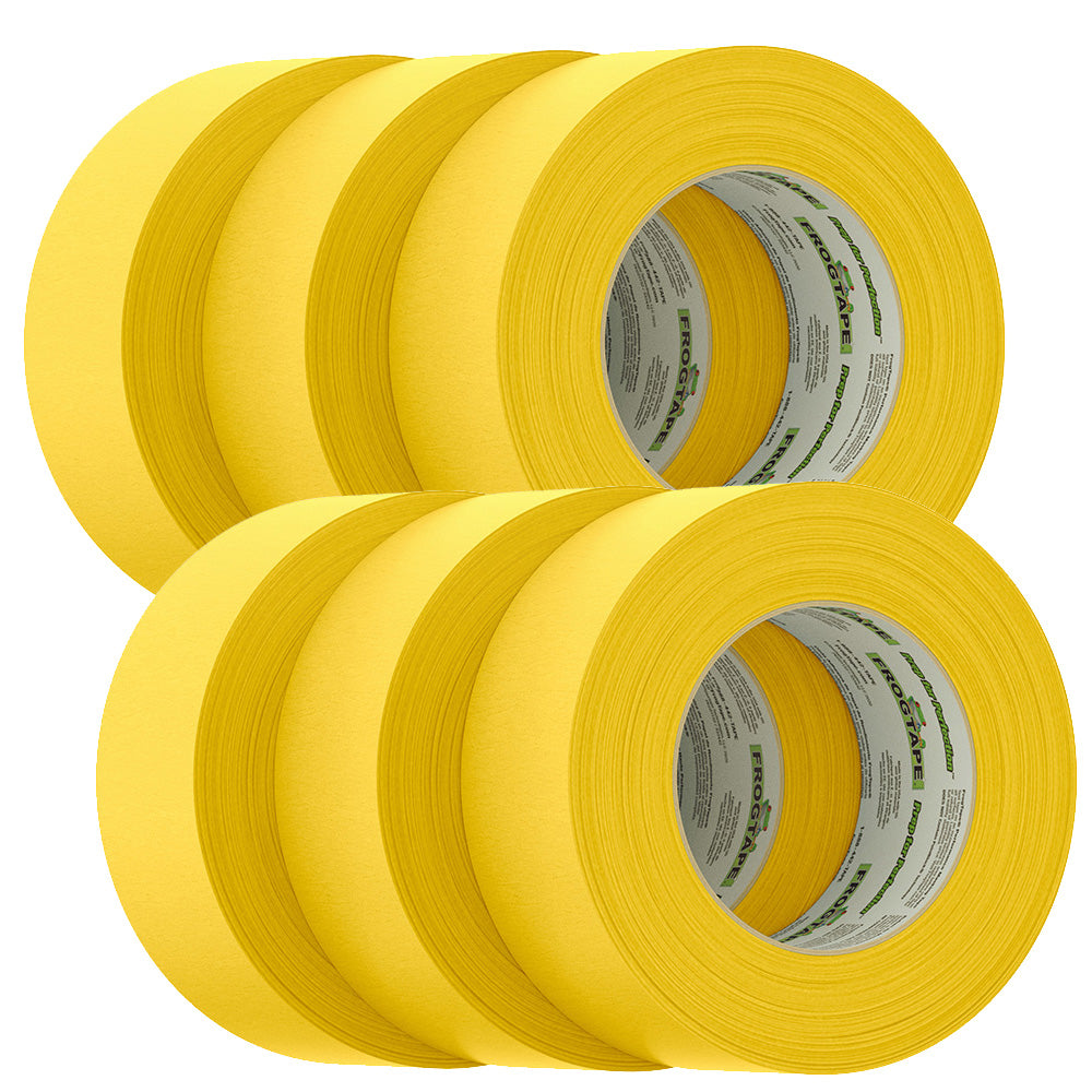 FrogTape CP 225 MediumHigh Adhesion Masking Tape  48MM x 55M x 6Pack  Gold  Rated f225F 105322