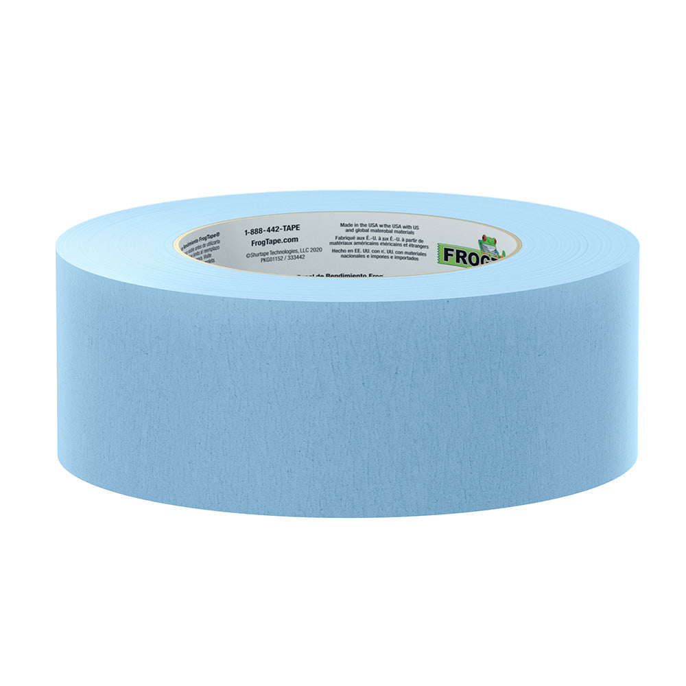 FrogTape CP 250 MediumHigh Adhesion Masking Tape  48MM x 55M x 6Pack  Light Blue  Rated f250F 105329