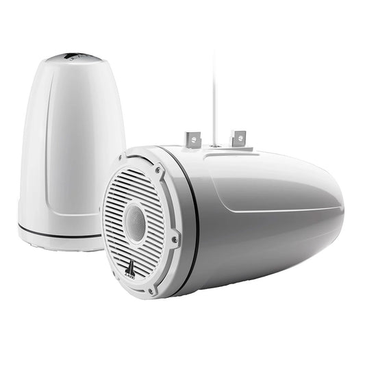 JL Audio M6 Series 88 Enclosed Tower Coaxial System wGloss White Classic Grille  M6880ETXv3GwC3Gw 0100385700