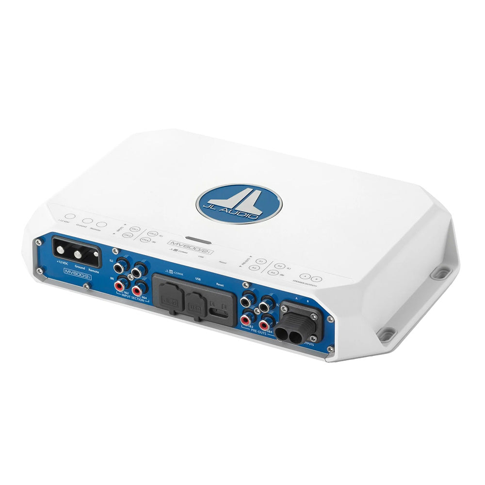 JL Audio MVI Series 600w 2 Channel FullRange Amplifier wIntegrated DSP  MV6002i 0100333600