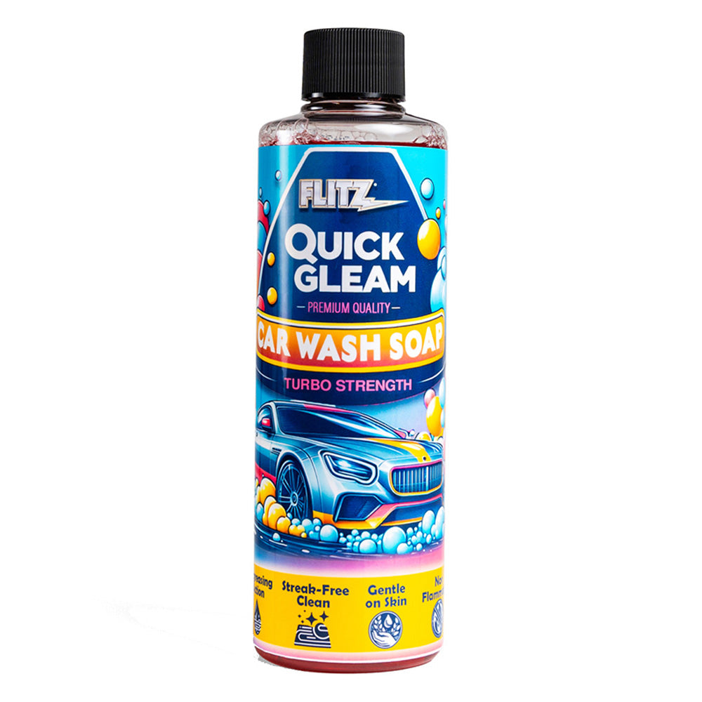 Flitz Quick Gleam Car Wash Soap  8oz CW01080