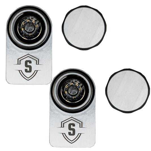 Secure Outdoors Elite Lock  Dual  Universal  Silver SOELDUNSV