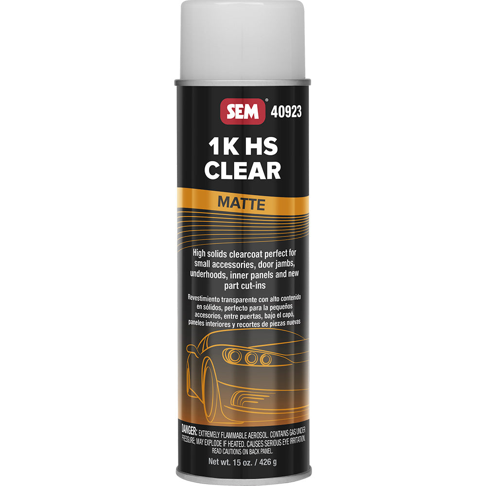 SEM 1K HS Clear  20oz Aerosol Can  Matte Finish 40923