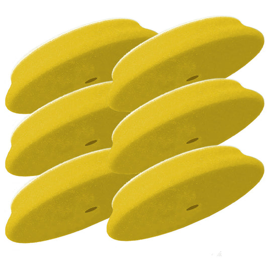 RUPES DA Fine Finishing Foam Pad 40mm  Yellow 6Pack 9DA40M6