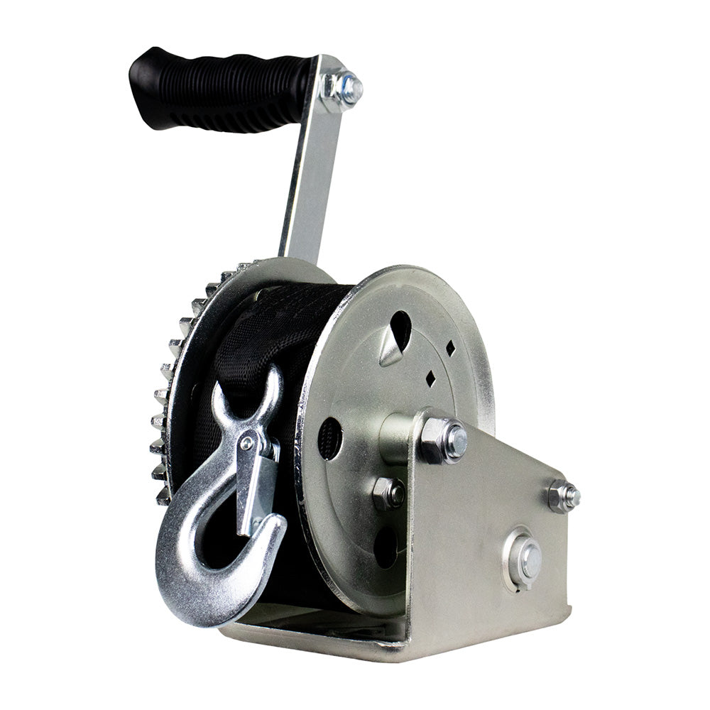 Powerwinch Utility Series Winch 1000lb 8 Crank Arm  Zinc 21500W10008ZR