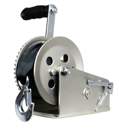 Powerwinch Utility Series Winch 2500lb 2 Speed 6 Crank Arm  Zinc 21500W25006ZR