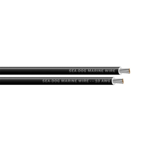 SeaDog 10 AWG Black Primary Wire  250 8010014