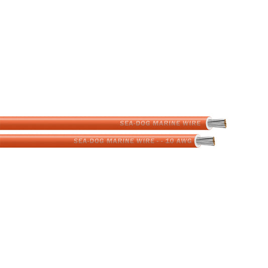 SeaDog 10 AWG Orange Primary Wire  25 8010080