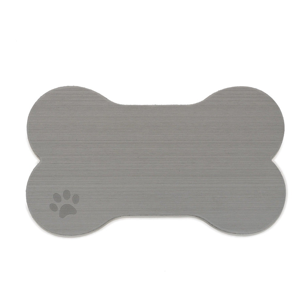 SeaDek Dog Bowl Mat  Storm GreyBlack  Large  165 x 295 6320790837