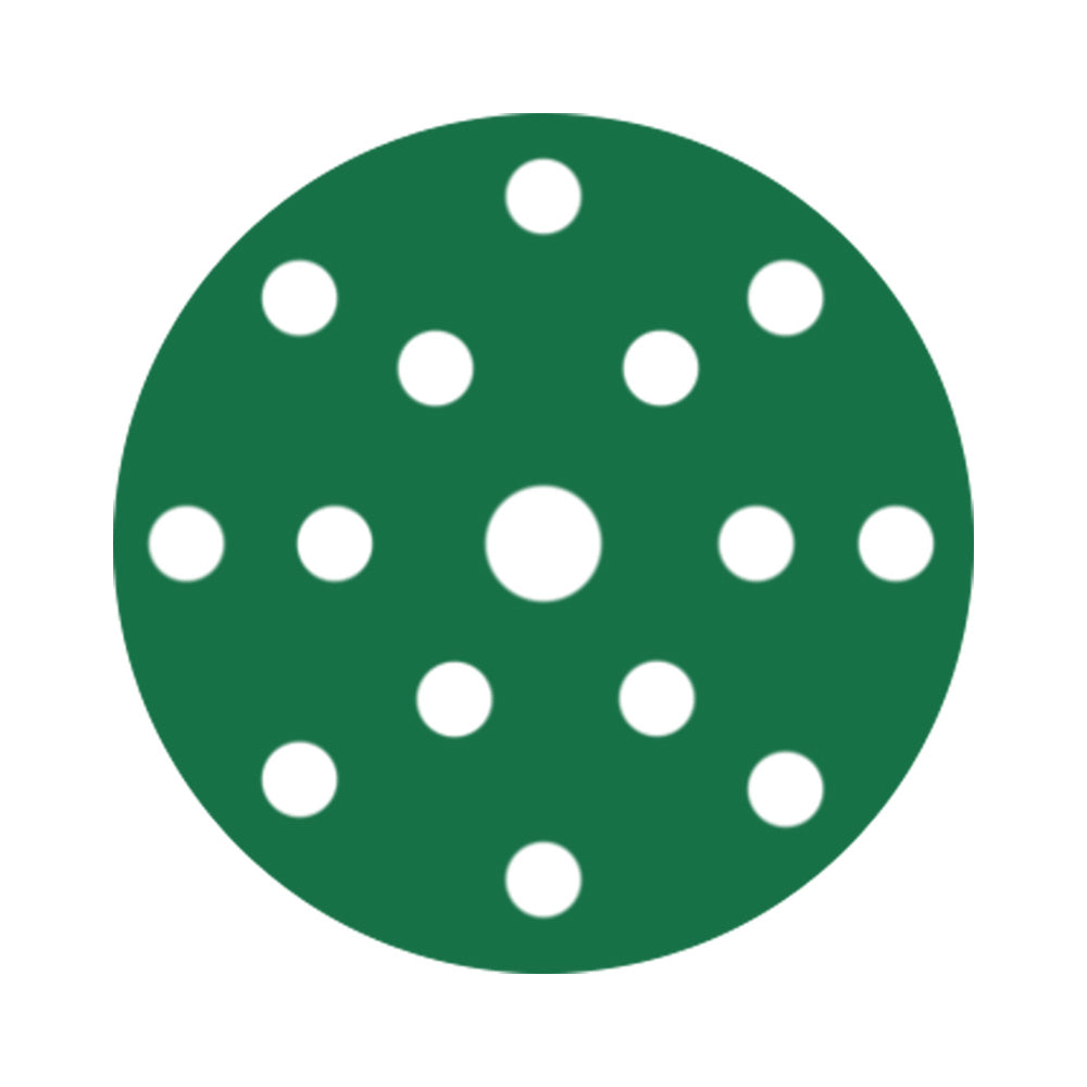 RUPES PROCUT Film Abrasive Discs 150mm 6  15 Holes  P180 Grit Box of 50pcs 945FD180