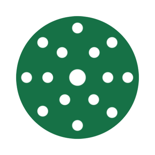 RUPES PROCUT Film Abrasive Discs 150mm 6  15 Holes  P80 Grit Box of 50pcs 945FD080