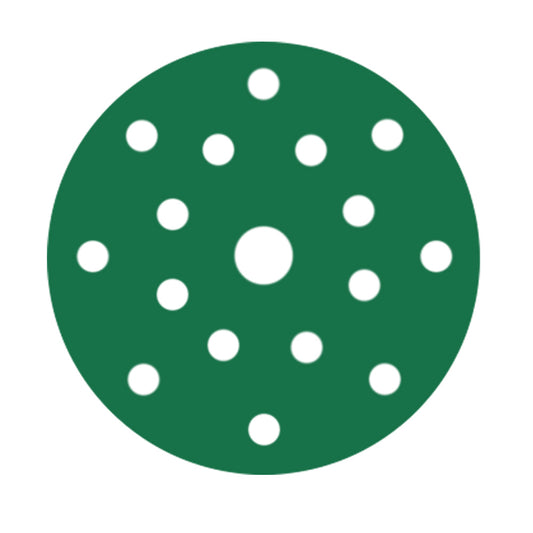 RUPES PROCUT Film Abrasive Discs 125mm 5  17 Holes  P80 Grit Box of 50pcs 945FC080