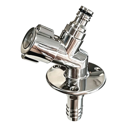 Flushmaster Quarter Turn Quick Connect Water Spigot  45Degree SMQCWS45