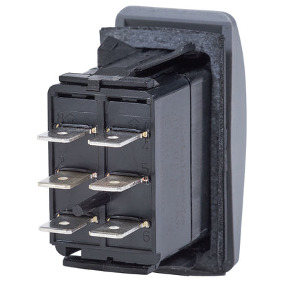 Blue Sea 8222 Water Resistant Contura III Switch  ONOFFON  Grey 8222