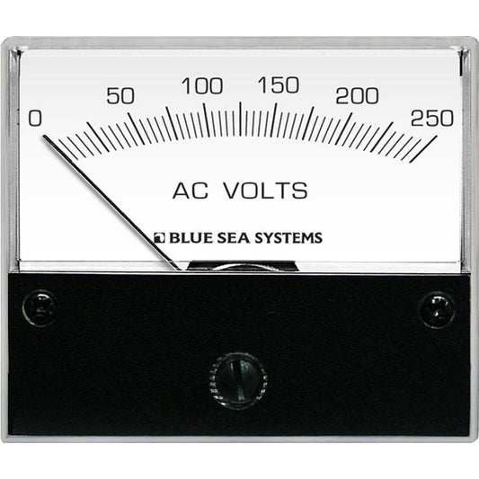 Blue Sea 9354 AC Analog Voltmeter 0250 Volts AC 9354