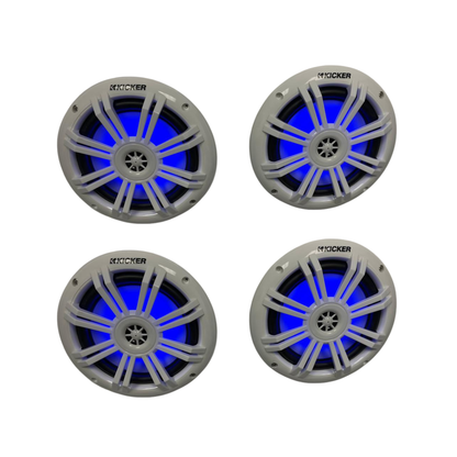 Kicker 51KM604WL 6.5" Marine With RGB LED Lighting