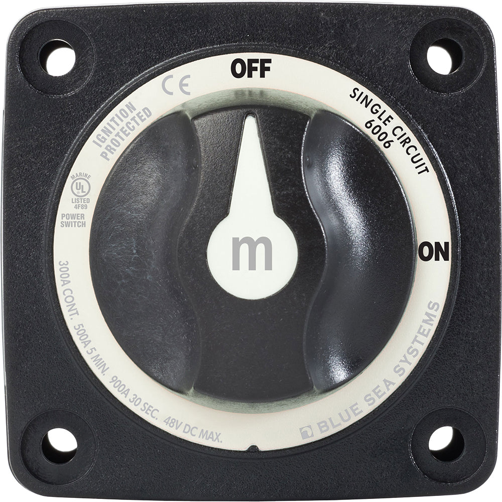 Blue Sea 6006200 Battery Switch Mini ONOFF  Black 6006200