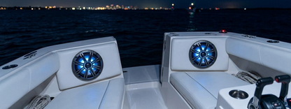 Kicker 45KM654L KM 6.5" Speakers With Multi Color LEDs 4-Ohm 195W LED