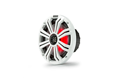 Kicker Marine Audio Bundle – 4× 8″ RGB Speakers, 6-Channel Amp, 12″