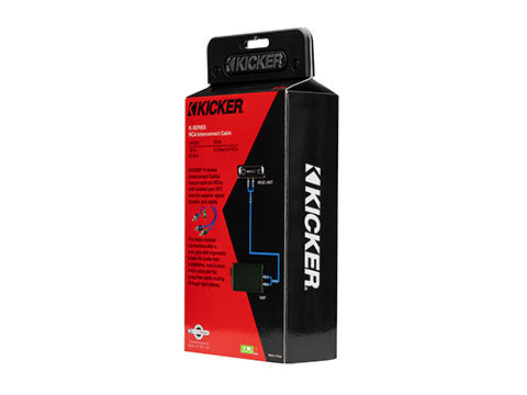 Kicker 46KI205 K-Series 2-Channel RCA Interconnect Cable 0.5m (18″)