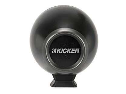 Kicker 46KMFC65 6.5" Tower Speakers Pair w/ LED – Charcoal