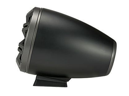 Kicker 46KMFC8 8" Marine Coaxial Tower Speakers Pair w/ LED – Charcoal