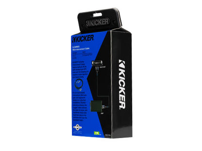 Kicker 46QI203 Q-Series 2-Channel RCA Interconnect Cable 0.3m (12″)