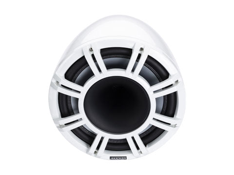 Kicker 47KMFC11W 11" 4-Ohm HLCD Marine Tower Speakers Pair – White