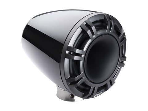Kicker 47KMFC9 9" 4-Ohm HLCD Marine Tower Speakers Pair – Charcoal