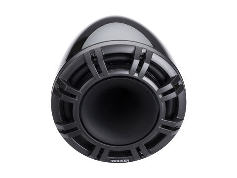 Kicker 47KMFC9 9" 4-Ohm HLCD Marine Tower Speakers Pair – Charcoal