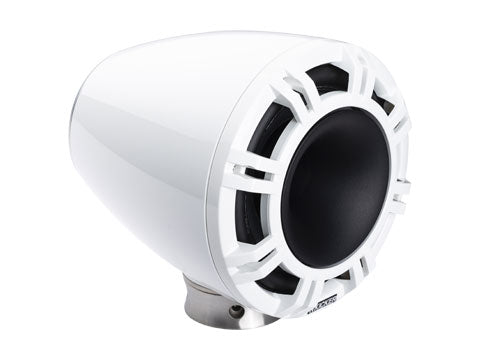 Kicker 47KMFC9W 9" 4-Ohm HLCD Marine Tower Speakers Pair – White