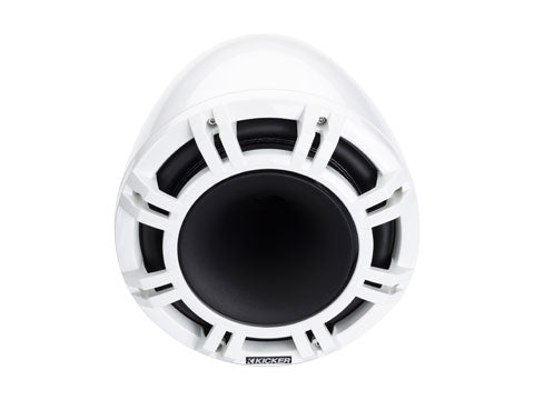 Kicker 47KMFC9W 9" 4-Ohm HLCD Marine Tower Speakers Pair – White