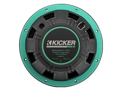Kicker 51MWE102 10" 2 Ohm Marine Subwoofer with RGBW LED Lighting