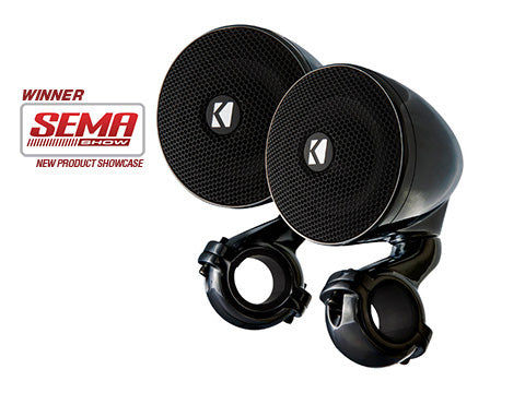 KICKER PSM 3" Mini Enclosed Speaker Pair - 4-Ohm, Black [47PSMB34]