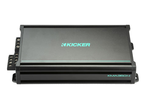 KICKER KMA360.4 4 x 90W 4-Channel Weather-Resistant Full-Range Amplifier [48KMA3604]