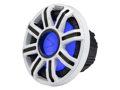 Kicker 51MWE102 10" 2 Ohm Marine Subwoofer with RGBW LED Lighting