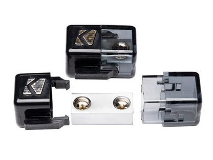 Kicker 48K4GA 4 Gauge Amp Power Connector Couplers – Pair