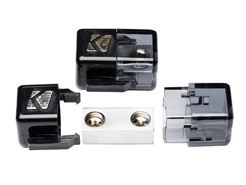 Kicker 48K4GA 4 Gauge Amp Power Connector Couplers – Pair