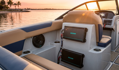 Kicker 48KMA600.4 Marine 4-Channel Amplifier 600W Class-D Boat Amp