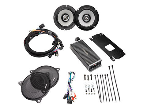 Kicker 50HDS144 Harley Batwing 6.5″ 4-Channel Audio Kit 2014-2023