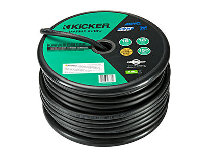 Kicker 50MSRGBW150 18AWG RGBW Marine LED Wire Bundle 150ft – Black