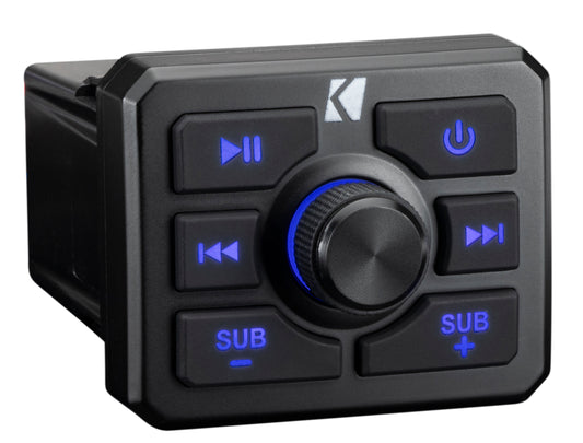 Kicker 51KBTR Bluetooth Receiver IP66 for ATV UTV Motorcycle & Marine Audio, Golf Carts