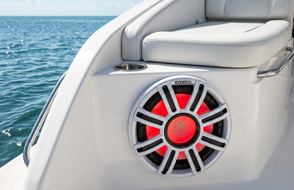 Kicker 51MWE122 12" 2 Ohm Marine Subwoofer with RGBW LED Lighting